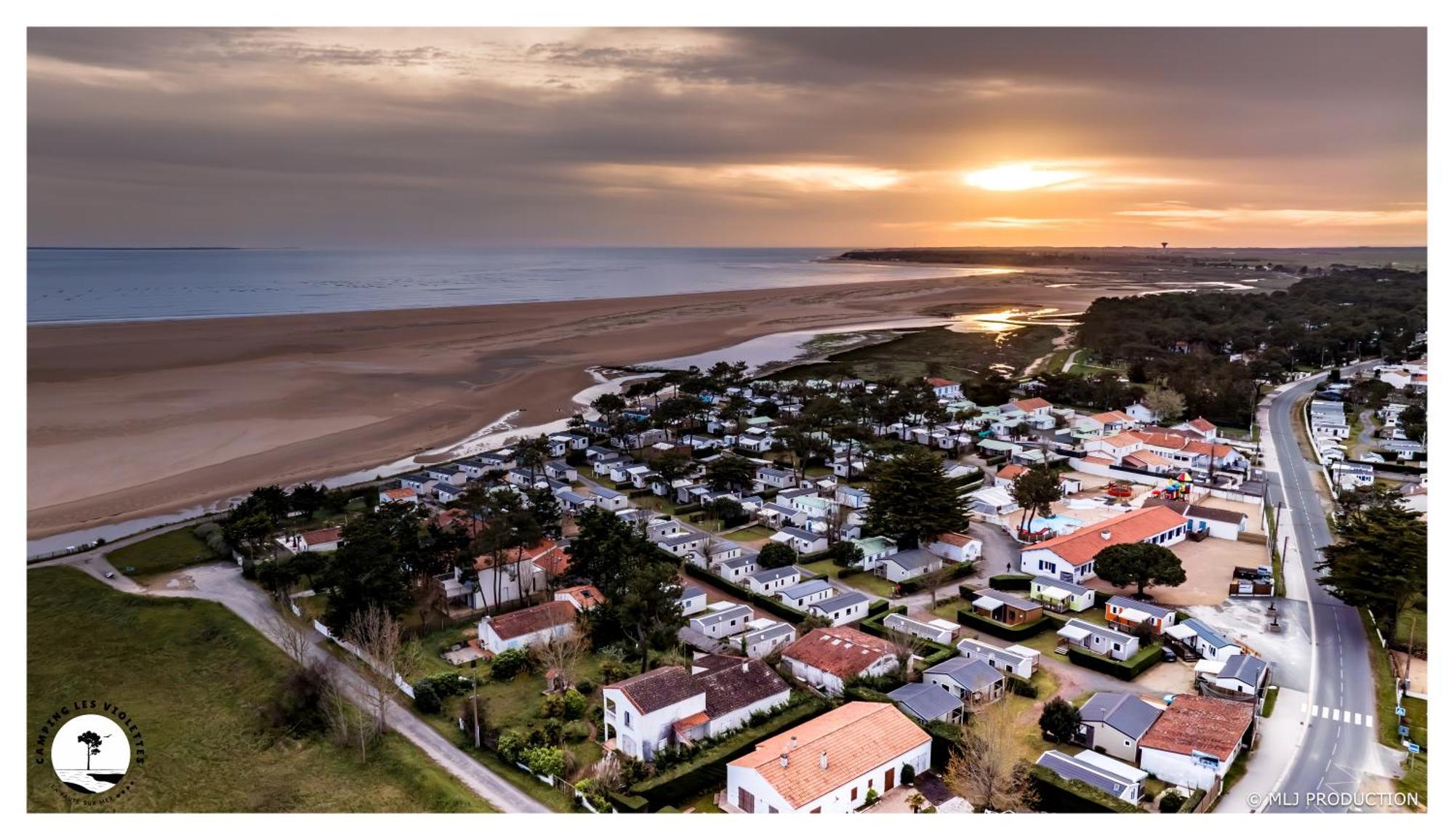 Camping Les Violettes La Faute-sur-Mer Bagian luar foto