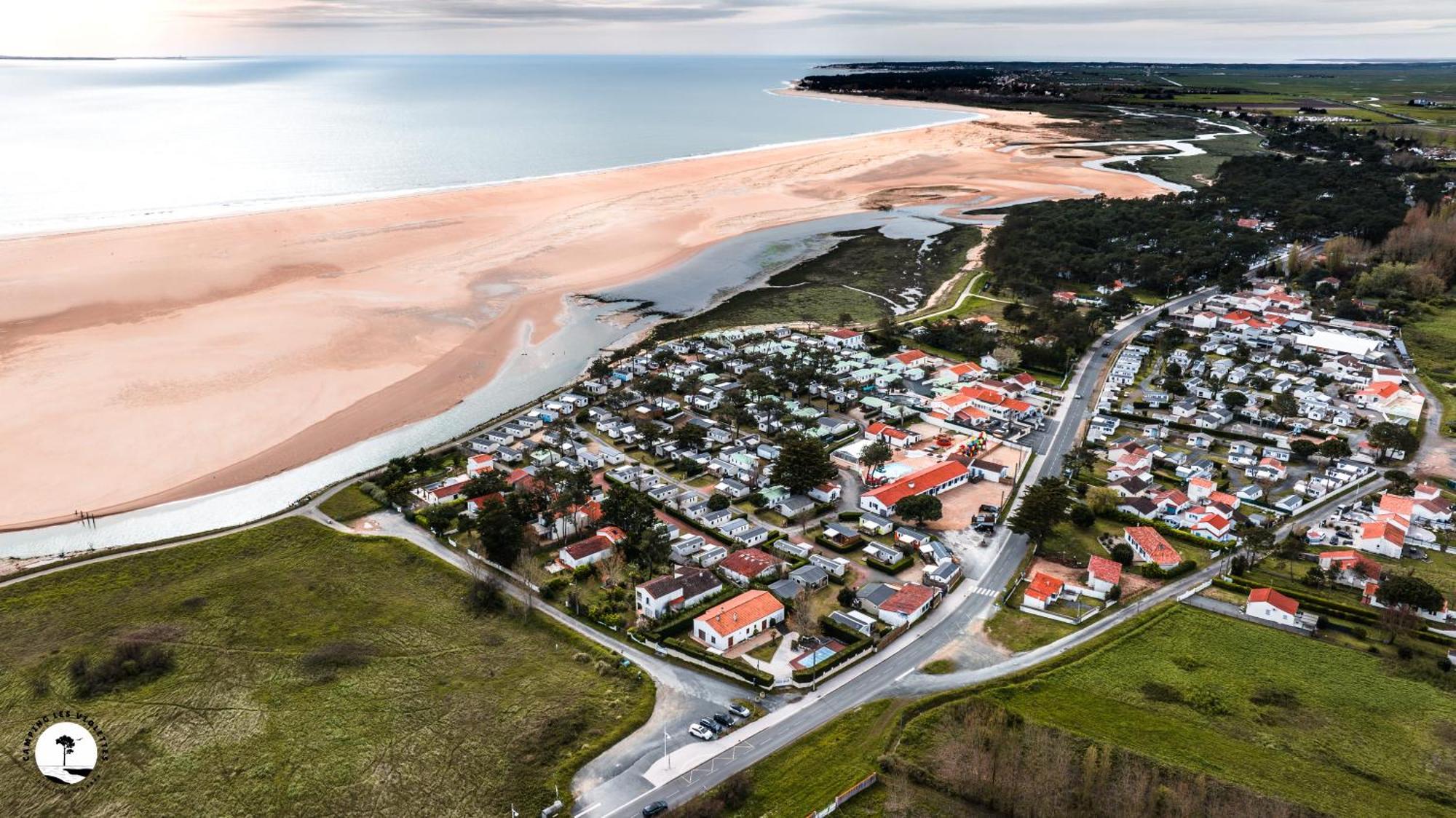 Camping Les Violettes La Faute-sur-Mer Bagian luar foto