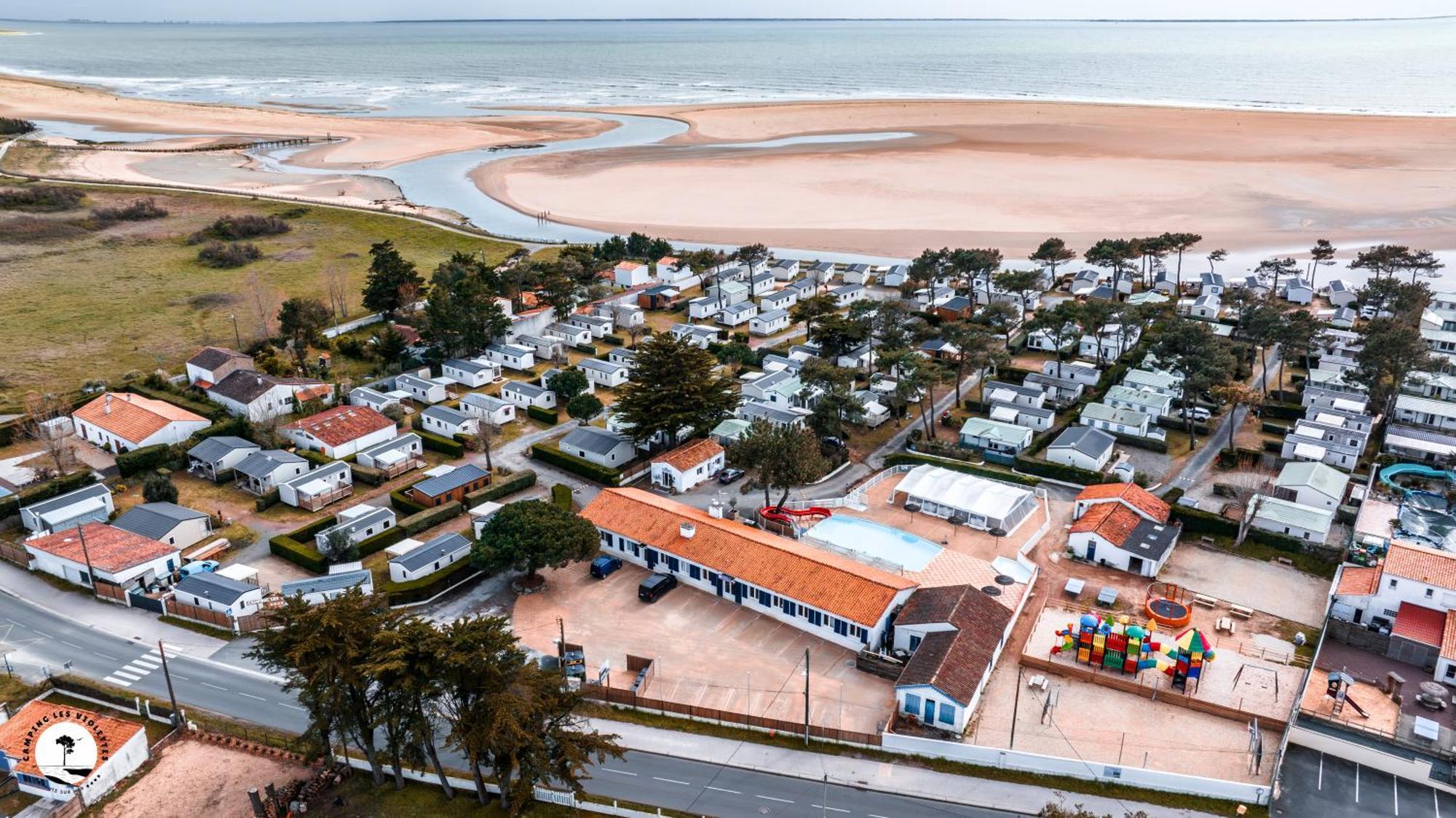 Camping Les Violettes La Faute-sur-Mer Bagian luar foto